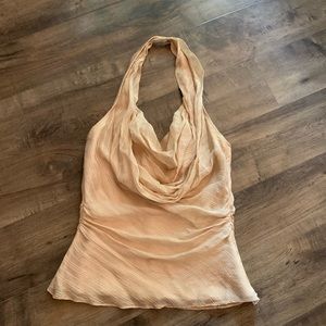 Laundry over the neck top. Backless XS